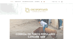 Desktop Screenshot of oscararroyob.com