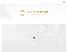 Tablet Screenshot of oscararroyob.com